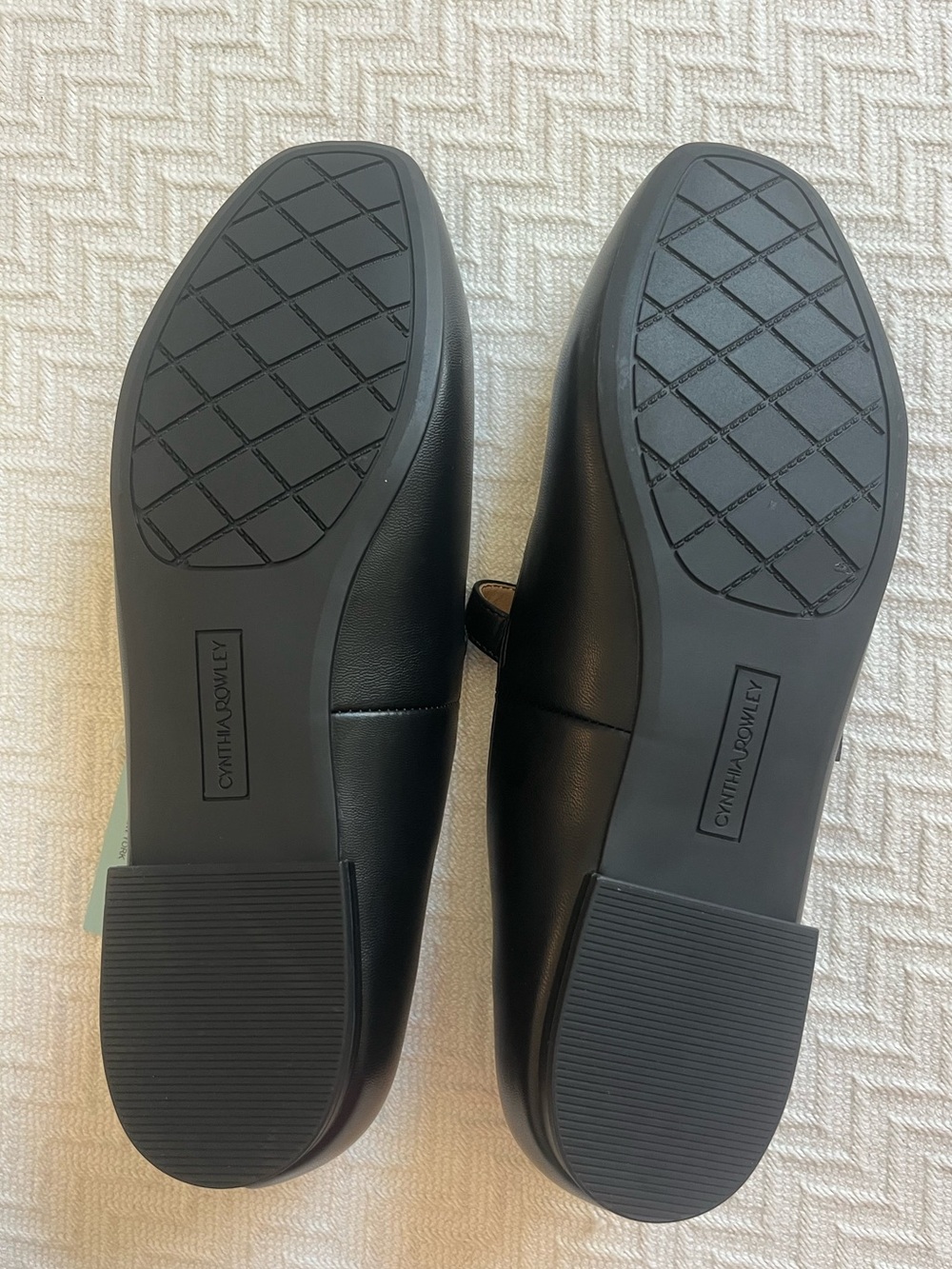 Cynthia Rowley Black Mary Jane Flats - Picture 7 of 9